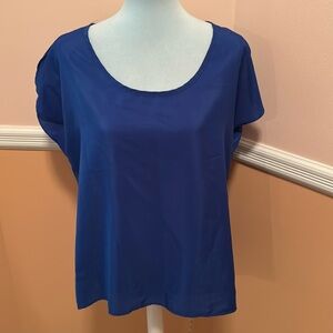 Basic blue top